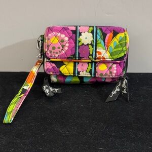 Vera Bradley Floral Patchwork Wristlet